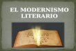 El modernismo literario
