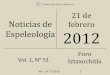 Noticias de espeleología 20120221