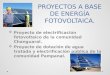 Proyectos a base de energía fotovoltaica