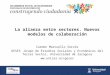 La alianza entre sectores: Nuevos modelos de colaboración. Carmen Marcuello
