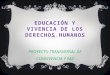 Educación y vivencia de los derechos humanos