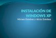 Instalación de windows xp
