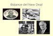 Balance Del New Deal