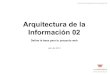 Arquitectura de la información 02