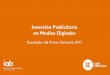 Inversión Publicitaria en Medios Digitales - 1er semestre 2013