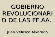 Gob revolucionario ff.aa. Juan Velasco