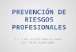 Prevención de riesgos profesionales 5