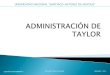 Administración de taylor