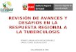 Avances regionales en la lucha contra la TB en el año 2013 en el departamento de Ucayali