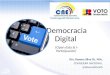 Democracia Digital - Open Data & i-Participación, caso de VotoTransparente.ec