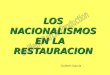 Los nacionalismos en España durante la restauración