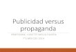 Publicidad versus propaganda