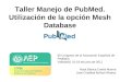 Opción Mesh Database de PubMed