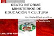 Informe Transferencia Sector Educación - Gana Peru