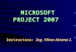 Microsoft project (1era parte)