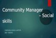 Community manager – Social skills (1)