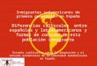 Inmigrantes sudamericanos de primera generación en España