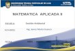 Matematica Aplicada II