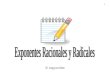 Exponentes Racionales Y Radicales