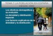 Tema 8. evolución y distribución geográfica de la poblacion española