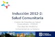 Inducción Salud Comunitaria 2012 2