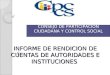 Informe 2010 de rendición de cuentas de autoridades e instituciones del Ecuador