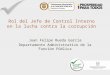 Ponencia "El rol de las Oficinas de Control Interno en la lucha contra la corrupción"