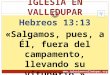 Iglesia en Valledupar - Encargo en departamentos de Cesar y Guajira