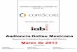 Reporte de audiencias - Marzo 2013 por comScore