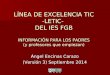 Línea de Excelencia TIC -LETIC- en el IES García Bernalt