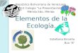Elementos de la Ecologia