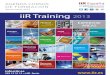 Agenda de Formación - iiR Training 2013