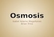 Osmosis y difucion