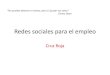 Redes sociales para encontrar trabajo. Cruz Roja Murcia