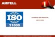ISO 31000: GESTIÓN DE RIESGOS