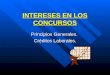 SUSPENSION DE INTERESES EN CONCURSO Y QUIEBRA