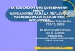 Indicadores para la reflexión hacia modelos educativos inclusivos (FEAPS)