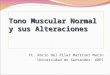 Clase 12 Tono Muscular Normal y sus alteraciones