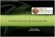 Instrumentos de evaluación (2)