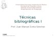 Técnicas Bibliográficas I