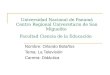 Universidad nacional de panamá