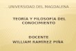 Teoría y Filosofía del Conocimiento_Universidad del magdalena