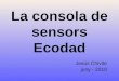 Presentació consola de sensors Ecodad