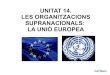 Unitat 14   les organitzacions supranacionals - la ue