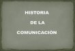 Historia De La Comunicacion Termina