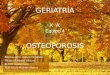 Osteoporosis geriatría