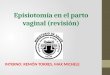 Episiotomía en el parto vaginal (revisión)