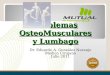 Problemas osteomusculares Lumbago