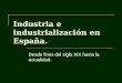 Industrialización en España