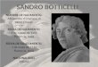 Pintura La Primavera de  Sandro Botticelli